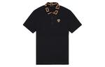 Футболка поло мужская черная VERSACE - фото