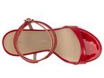 Туфли Stuart Weitzman Nudist Wrap 100, Cherry - фото 2