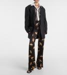 Рубашка из хлопкового поплина Dries Van Noten, черный - фото 2