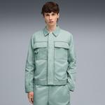 Мужская куртка из твила Gear Puma, зеленый - фото