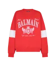 Прямой свитшот Balmain College, красный - фото