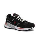 Кроссовки мужские Polo Ralph Lauren Trackstr 250 кожаные комбинированные, черный - фото