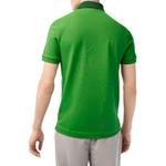 Мужская поло LACOSTE, зеленый - фото 4