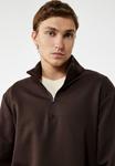 Толстовка Koton Sweatshirt, Brown - фото 3
