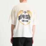 Футболка с рисунком ангела Represent, Washed Ecru - фото 3