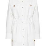 Женское платье с длинными рукавами PINKO, белый - фото 5