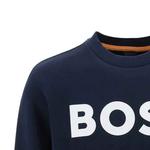 Свитшот с принтом логотипа Boss HUGO BOSS, синий - фото 8