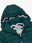 Детская утепленная куртка с капюшоном Muddy Puddles, Green - фото 5