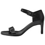 Женские черные сандалии Judy на ремешках 7 см HERMES - фото