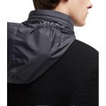 Кардиган с логотипом и набивкой Moncler, черный - фото 6