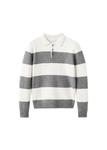 Свитер MANGO MAN Lotusr, Grey/Wool White - фото
