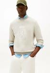Толстовка Tommy Hilfiger Sweatshirt, Light Grey Marbled Heather/Light Grey - фото