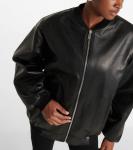 Кожаный пиджак MAGDA BUTRYM, черный - фото 3