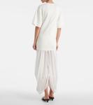 Кокон миди платье Toteme, белый - фото 3