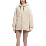 Пальто из бархата Moose Knuckles, белый - фото 4