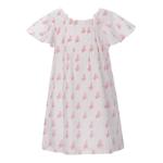 Платье для девочки Alice Parrot в красном цвете Guadalupe Design - фото