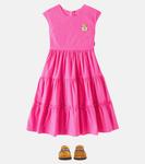 Кожаные клоги Moschino Kids, Brown - фото 2