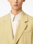 Однобортный шерстяной пиджак AMI Paris, желтый - фото 6