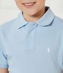 Рубашка поло Slim fit Polo Ralph Lauren, синий - фото 4