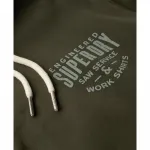 Худи Superdry Machined Goods Workwear, зеленый - фото 3