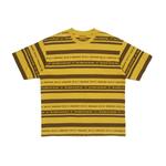 Футболка с полосками HUMAN MADE, желтый - фото
