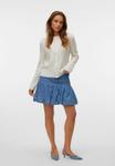 Юбка Vero Moda VMADINE, Medium Blue Denim/Blue Denim - фото 2