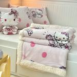 Sanrio Плед Hello Kitty My Melody розовый - фото 6