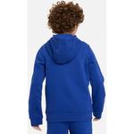 Толстовка с капюшоном, спортивная, флисовая, с рисунком Nike, синий - фото 2