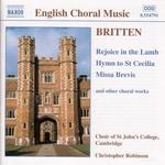 Диск CD English Choral Music - Benjamin Britten - фото