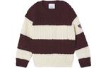 Свитер детский Burberry, белый / коричневый - фото