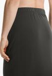 Юбка OYSHO SOFT TOUCH FLOATY KNOTTED MIDI, Dark Grey - фото 5