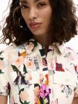 Desigual Платье-рубашка в белом цвете - фото 6