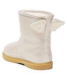 Ботинки Angela из металлизированной кожи Donsje, Off White Metallic Leather - фото 2