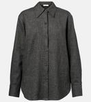 Рубашка из яшмы Vince, Med H Grey - фото