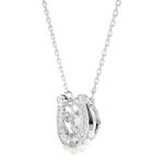 Колье ангел Swarovski, белый - фото 8