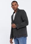 Жакет CHECKED Ombre, цвет graphite - фото 6
