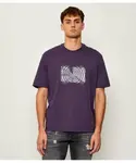Футболка Regular fit Armani Exchange, фиолетовый - фото