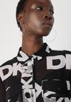 Блуза DKNY LOGO SHIRT, Black/Ivory/Black - фото 8