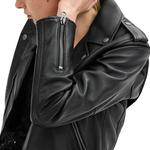 COACH Кожаная куртка женская черная - фото 5