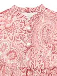 Ярусное платье с принтом пейсли ETRO KIDS, розовый - фото 3