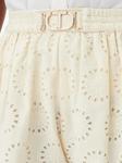Вышитые шорты TWINSET, белый - фото 5