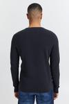 Пуловер BLEND Rundhals Strick Basic Langarm Sweater, черный - фото 3