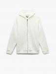 Толстовка с капюшоном на молнии Koton, белый - фото 2