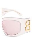 Солнцезащитные очки Balenciaga Eyewear Bossy, серый - фото 3