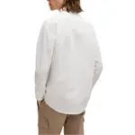 Белая хлопковая рубашка Boss от HUGO BOSS - фото 5