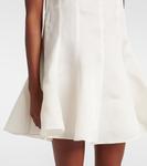 Шелковое мини-платье Mags Khaite, Chalk - фото 5