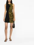 Платье мини с принтом Sketch Couture Versace Jeans Couture, черный - фото 2