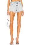 Шорты Alexander Wang Bite High Rise Short, цвет Pebble Bleach - фото