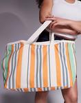 Многополосная холщовая сумка South Beach - фото 4