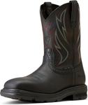 Рабочая обувь со стальным носком Sierra Shock Shield Steel Toe Work Boots Ariat, черный - фото